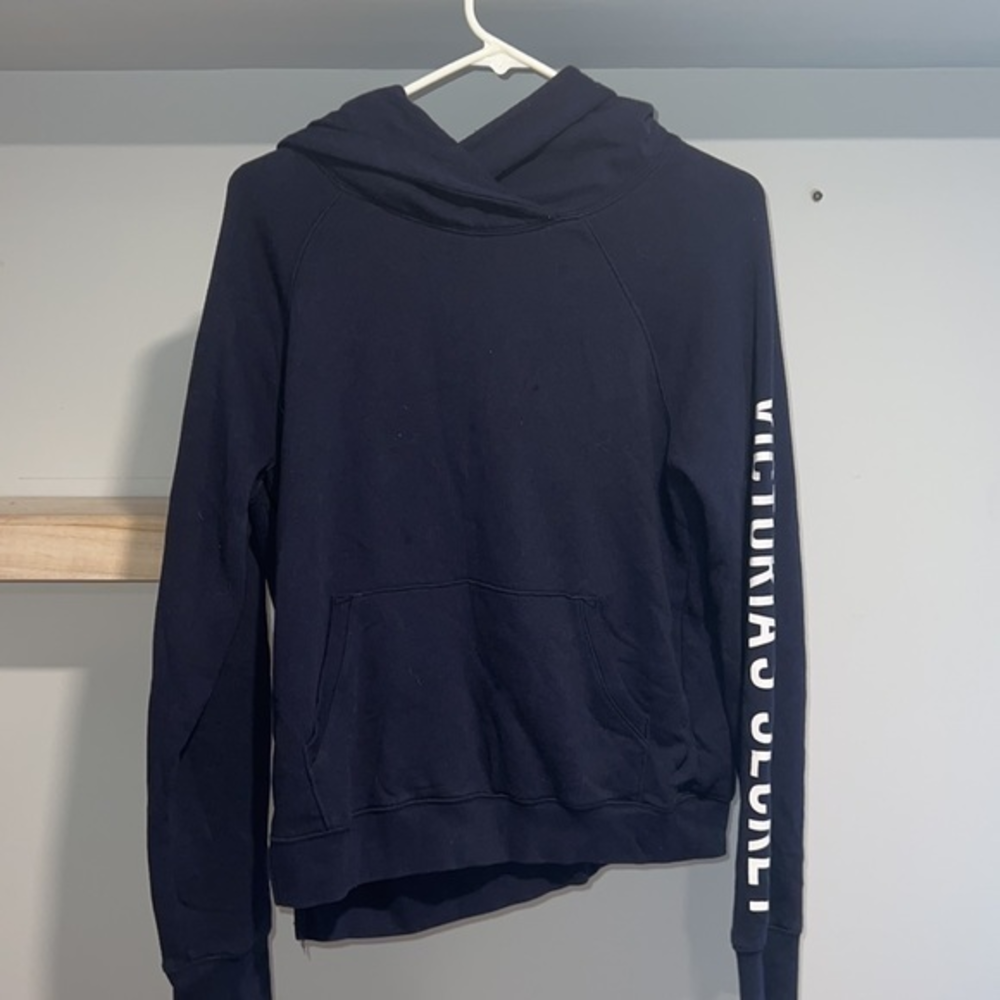 Victoria’s Secret dark navy blue hoodie sweatshirt